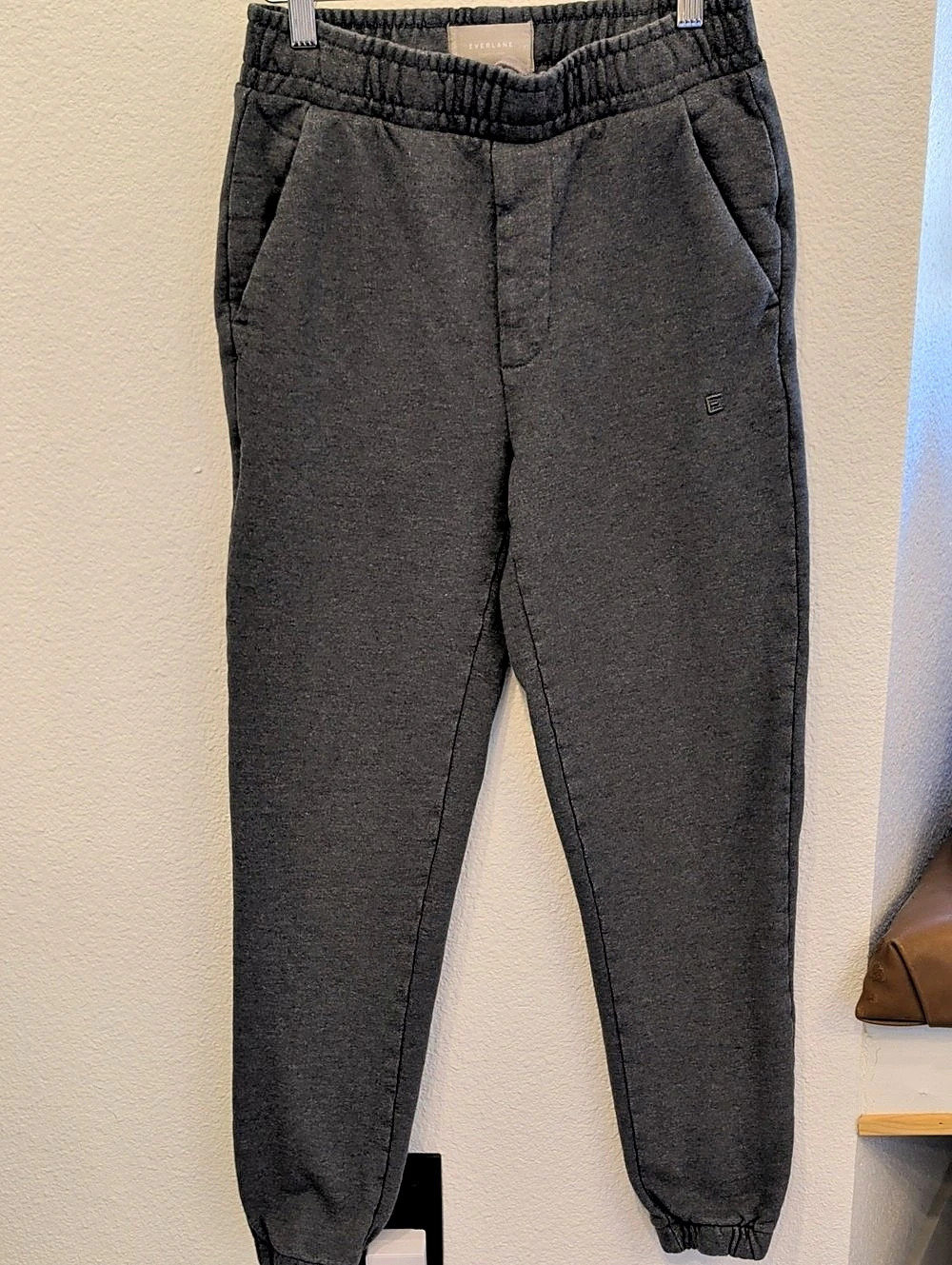 Everlane The Track Jogger Organic Cotton Gray